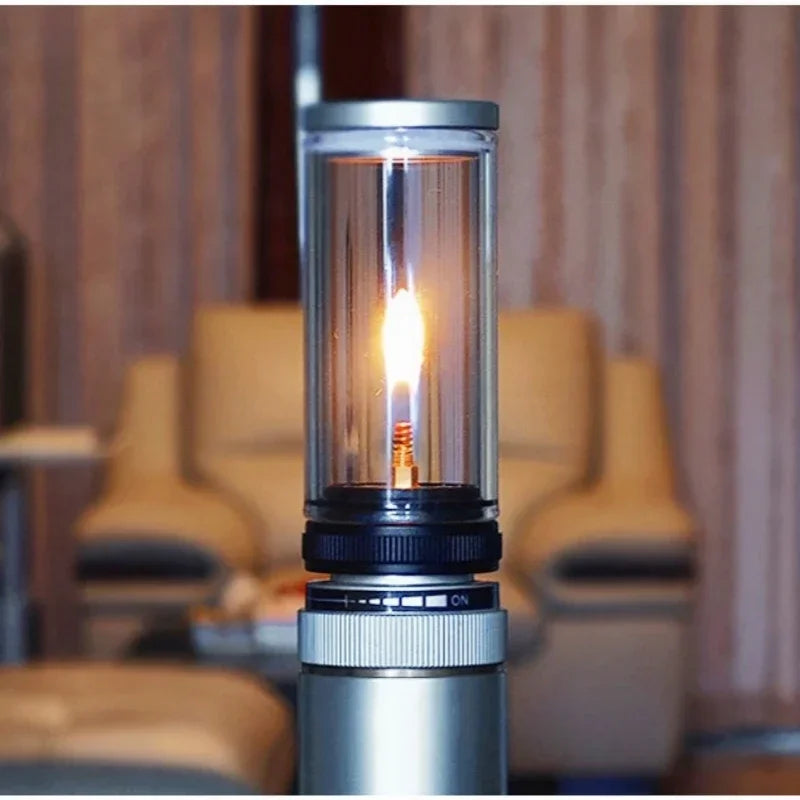 Outdoor Camping Gas Lamp Atmosphere Lamp Inflatable Candle Lamp Small Gas Lamp