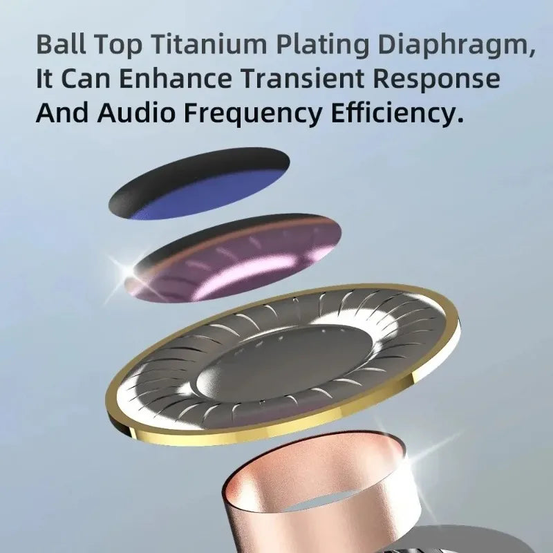 Wired Headphones With Mic, HiFi Subwoofer Noise Cancelling Wired Earphones for Game Sports