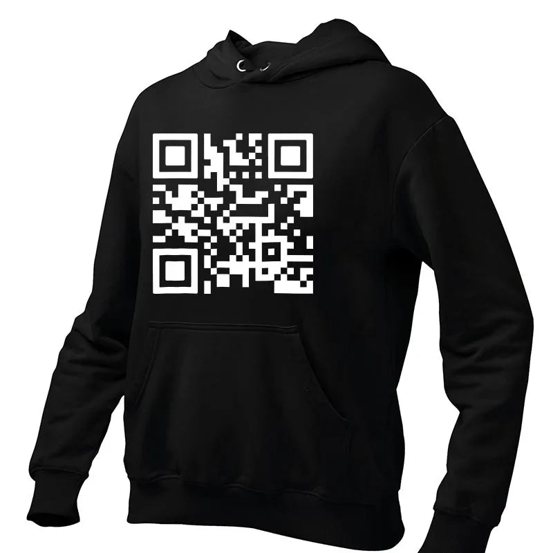 F You QR Code Hoodie