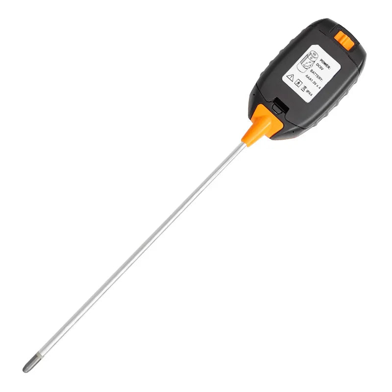 Digital 5-in-1 Soil Test Meter, large LCD screen, probe accurately quick measure, battery power supply