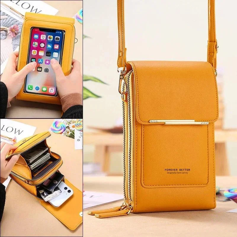 Anti-theft leather bag