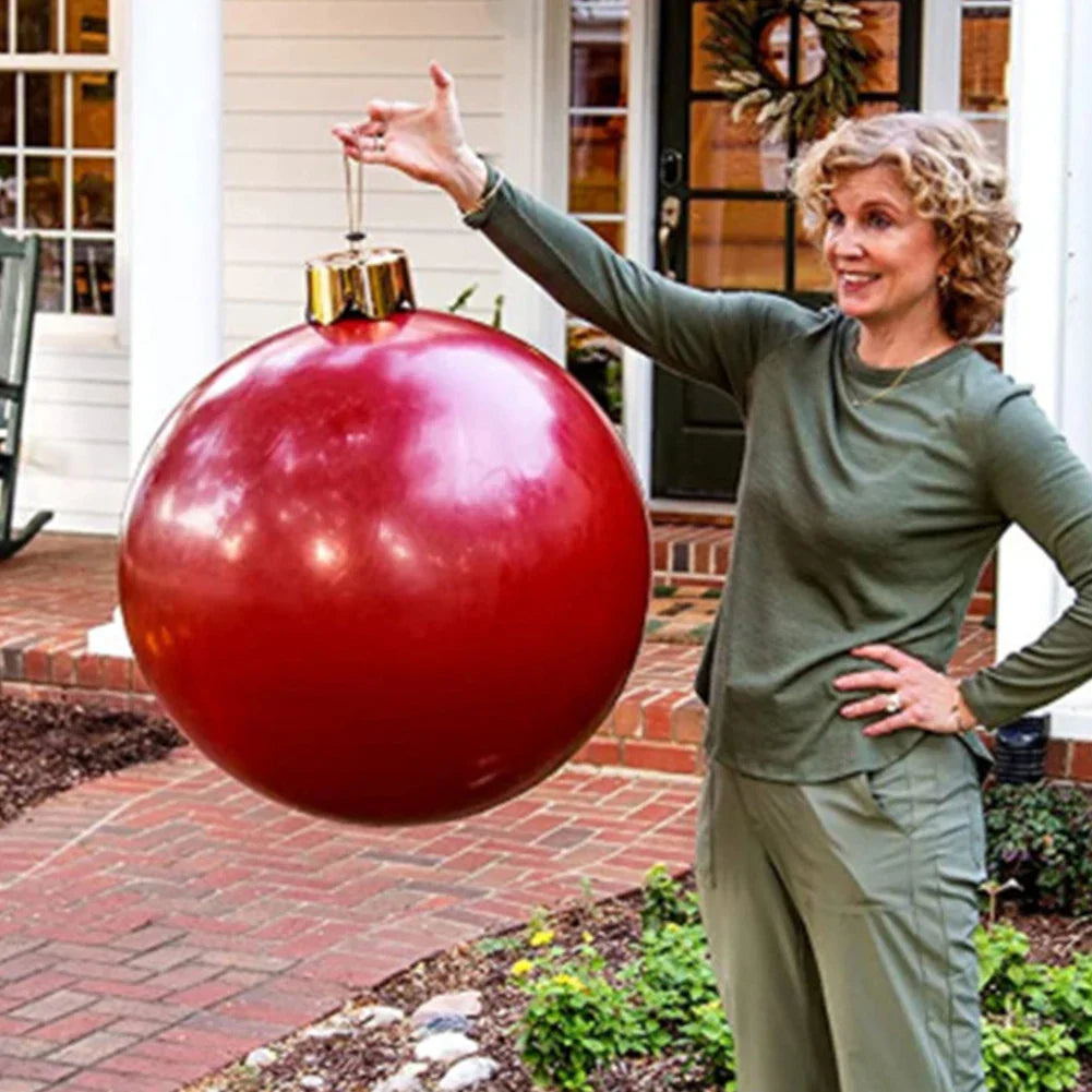 Oversized Inflatable Christmas Ball Decoration