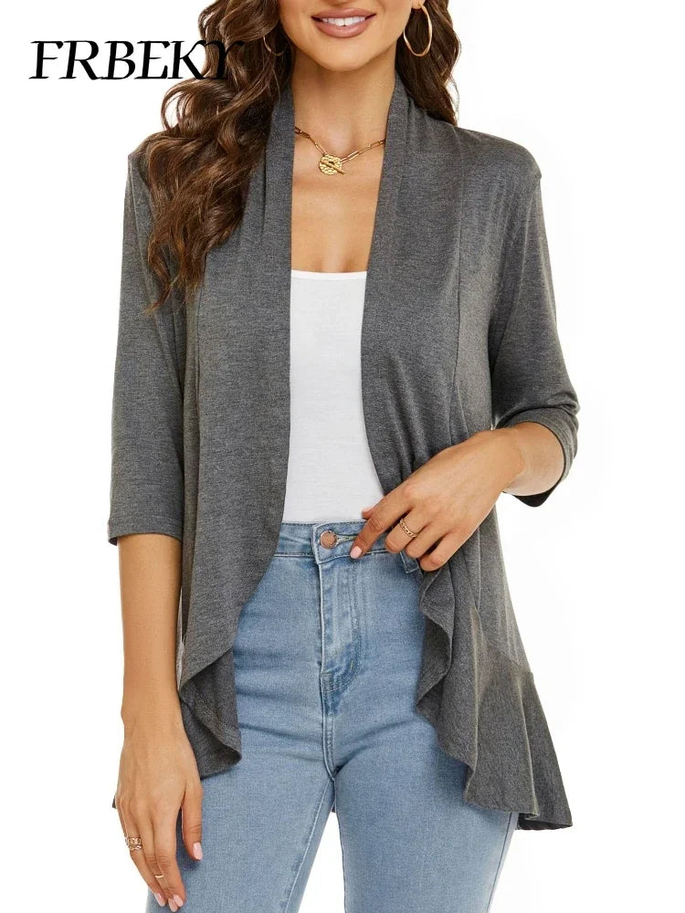 Women's Casual Lightweight Open Front Cardigans