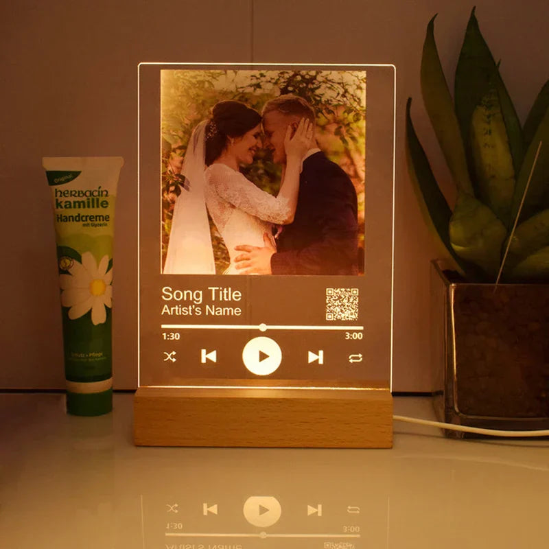 Customized Spotify Album Fridge Magnet Personalized Music Fridge Magnet Can Play Songs and Adjust Volume