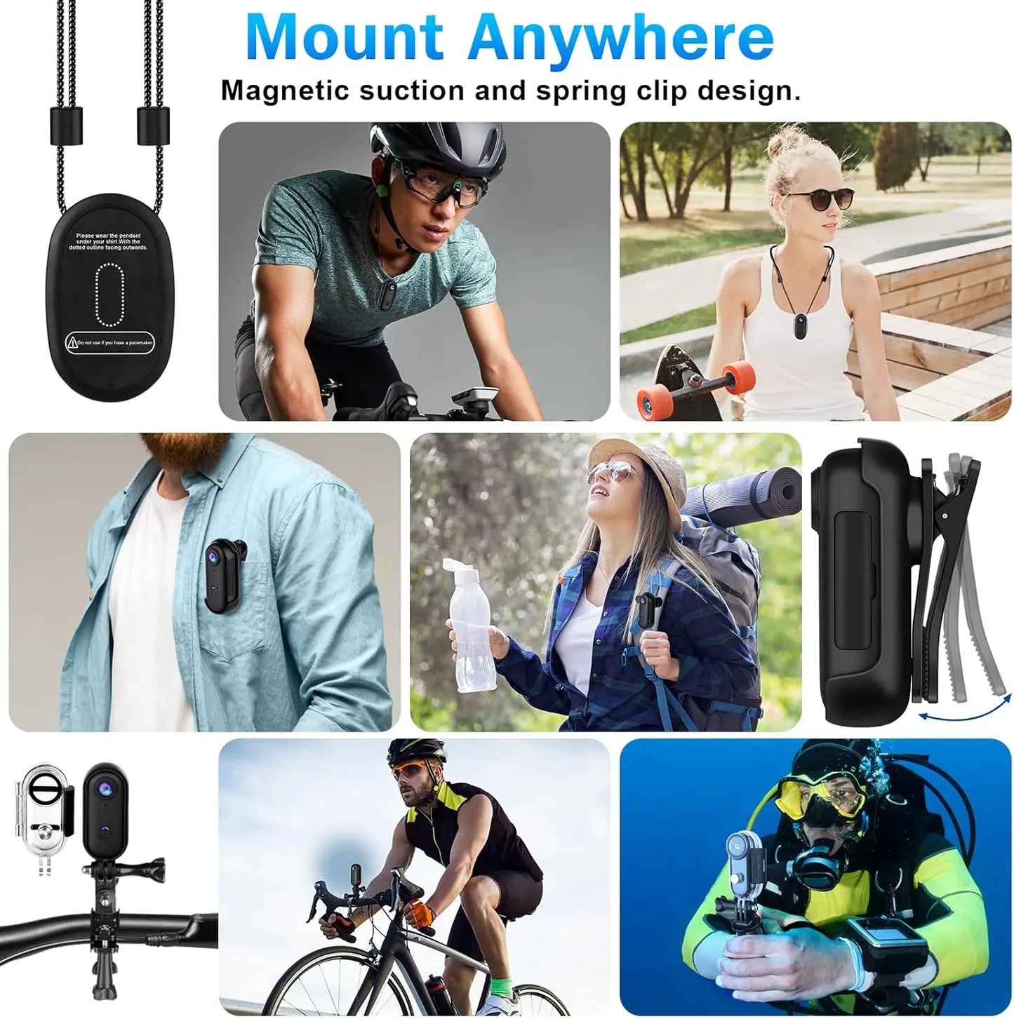 i3 4K Thumb Action Camera