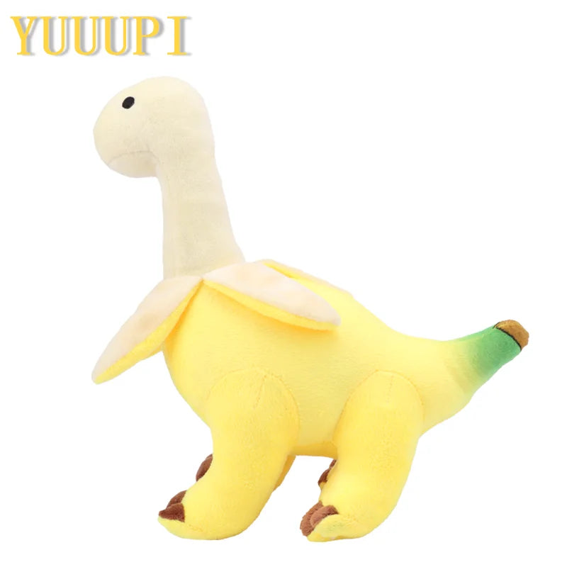 Cute Banana Brontosaurus Design Plush Toy
