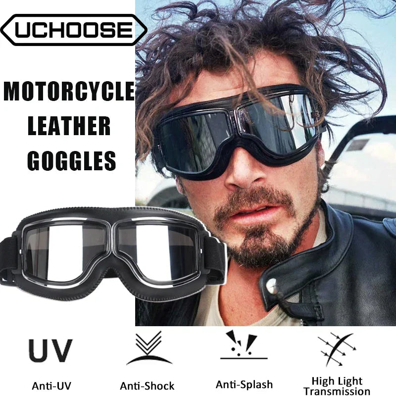 Vintage Motorcycle Goggles