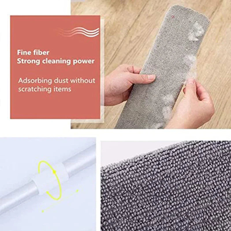 Multi-function 360-degree rotating hands-free mop