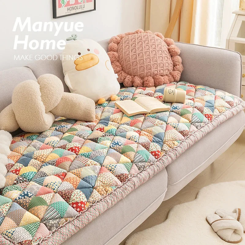 Garden Chic Cotton Protective Couch Cover 1