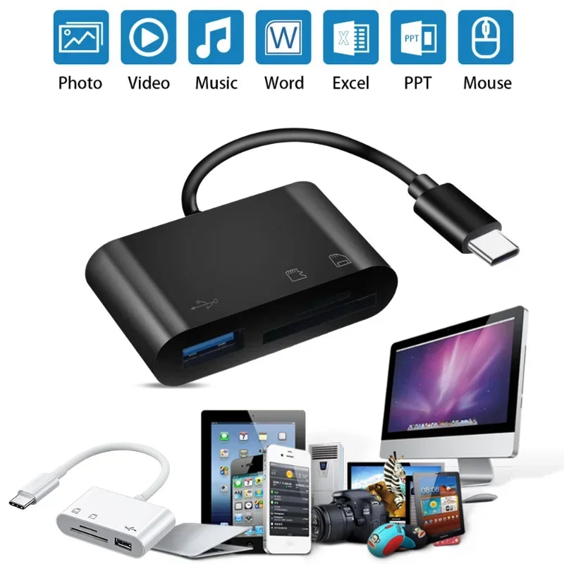 SD/TF/USB Card Reader