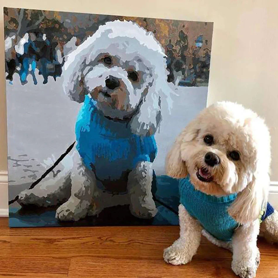 Painted Memory - Custom Painting By Numbers Kit