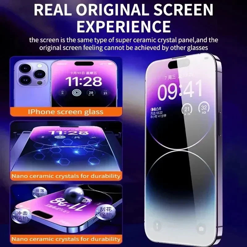 Suitable for iPhone 15 series with Roller Dust-Free Warehouse,Invisible Artifact Film Screen Protector Dust Free Without Bubbles