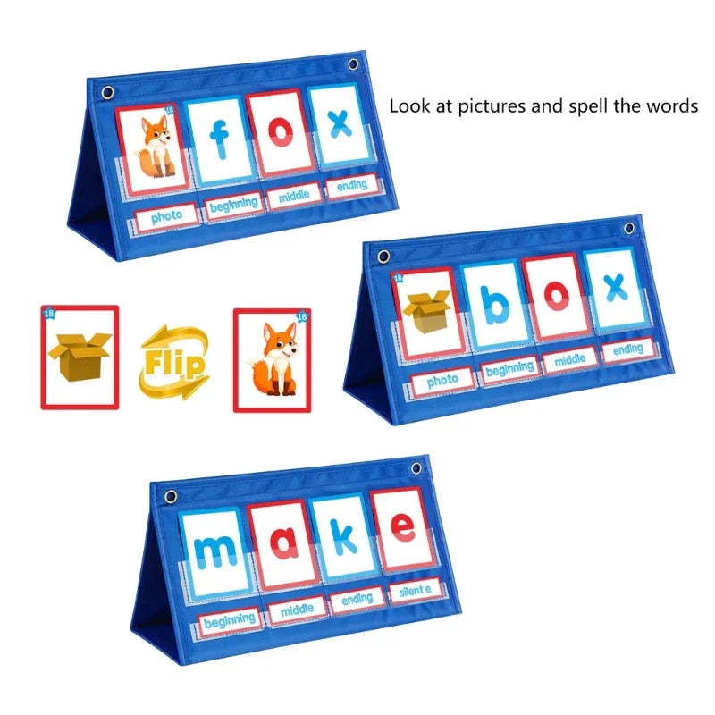 Desktop Pocket Chart Tent Cards Kit