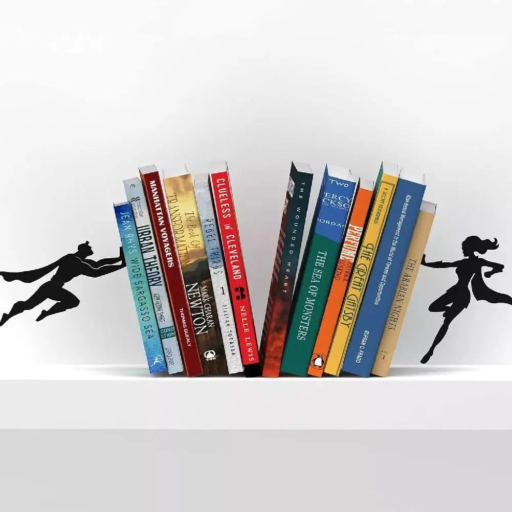 Hidden Metal Bookends