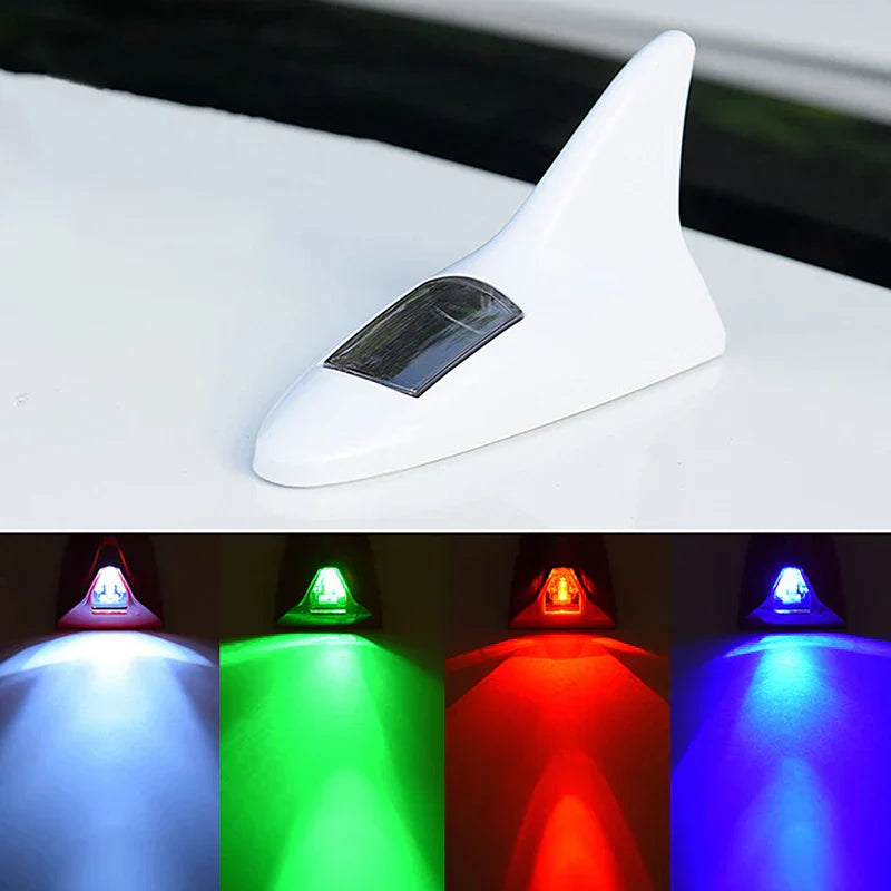 Shark Fin Solar Warning Light for Car