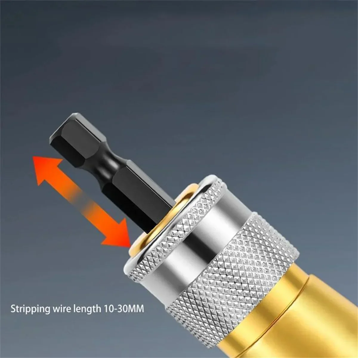 Wire stripping tool&wire twisting connector