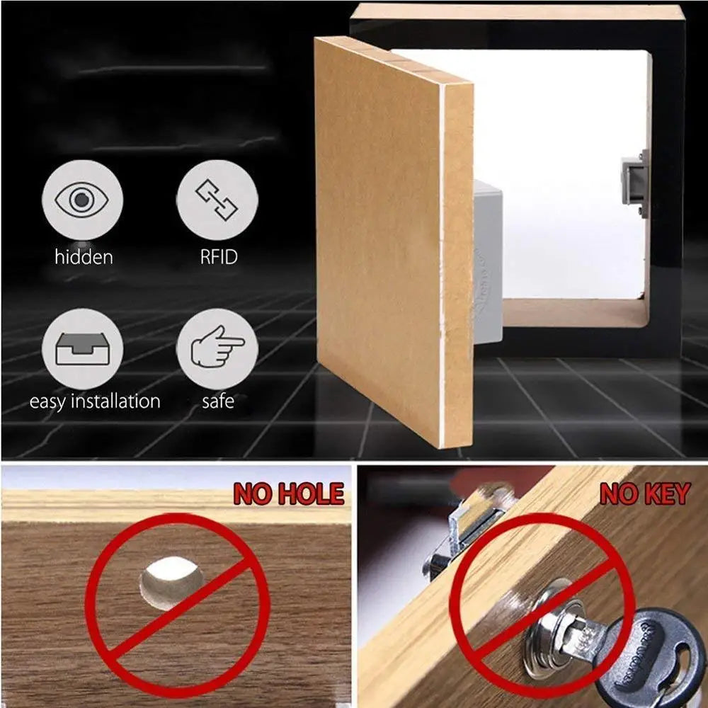 Electronic Cabinet Lock DIY For Wooden Drawer Cabinet