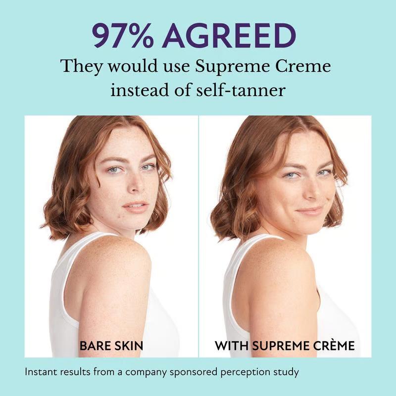 Supreme Creme – All-in-one moisturizer, concealer & coverage Lightweight & waterproof
