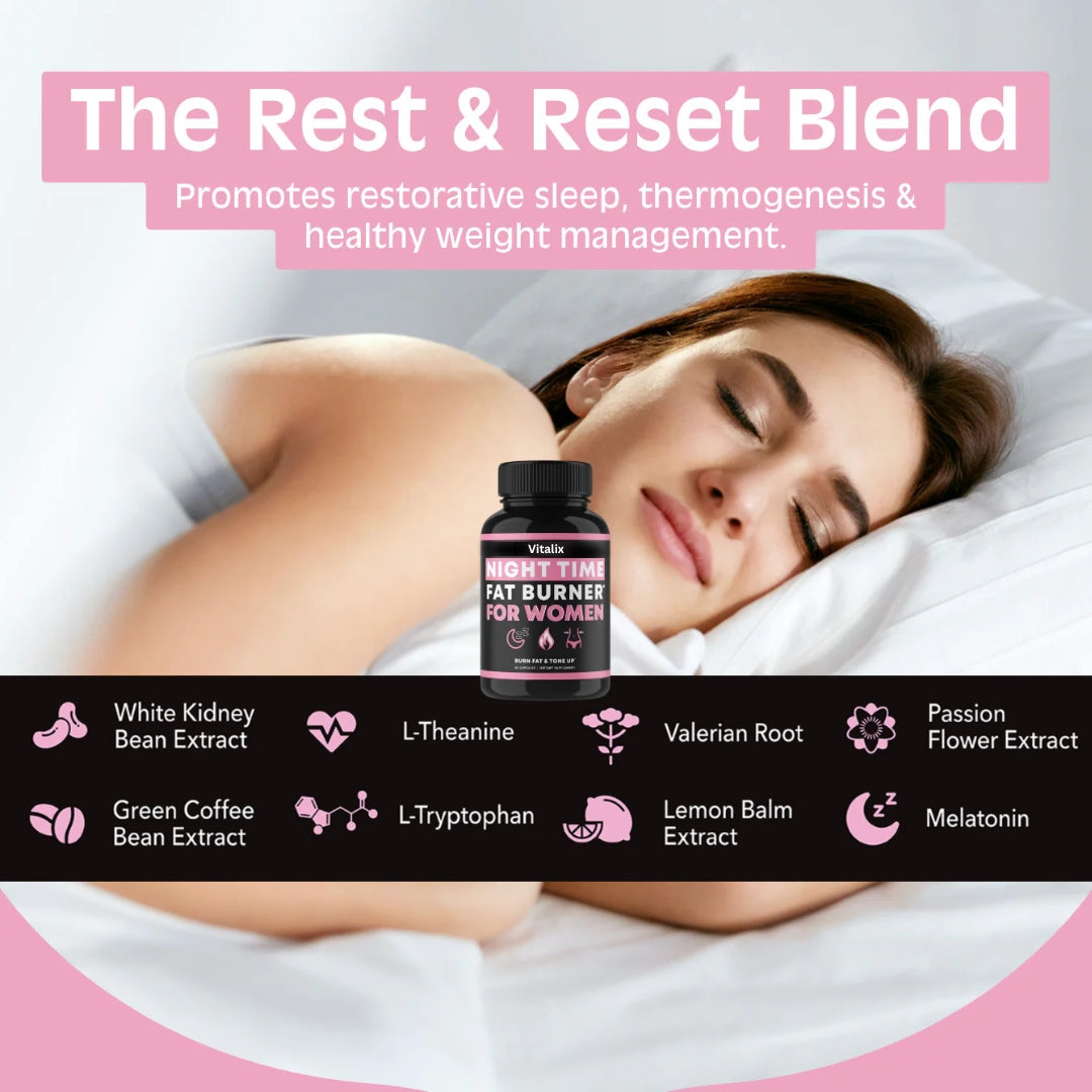 TRYVITALIX Nightime Fat Burner For Woman