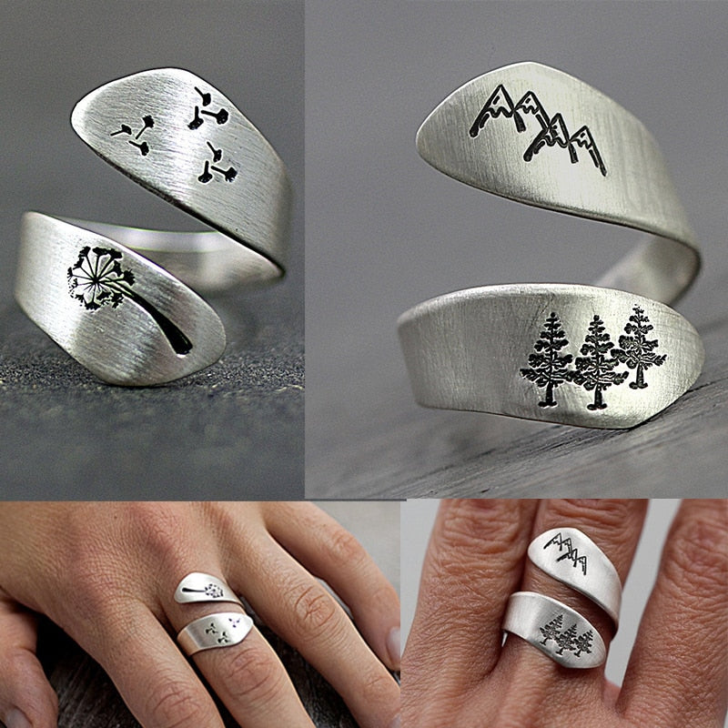 NATURE-INSPIRATION RING(925 sterling silver)