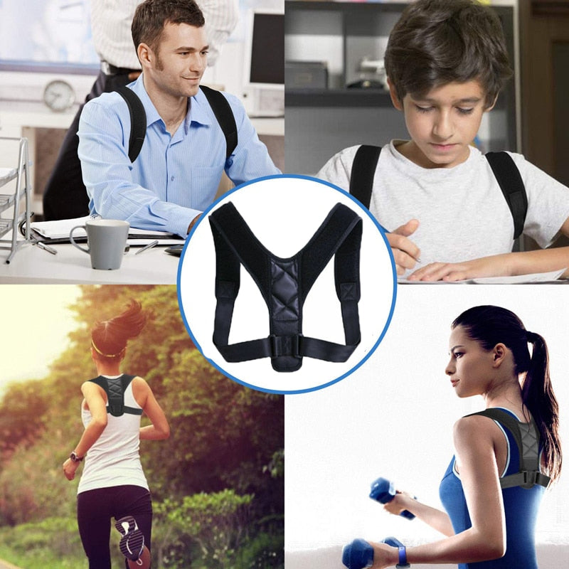 Posture Adjustable Corrector Therapy Back Brace for (unisex)