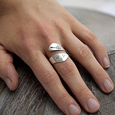 NATURE-INSPIRATION RING(925 sterling silver)