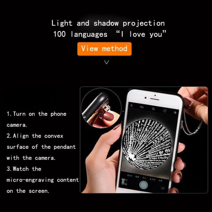 I Love You in 100 Languages Necklace