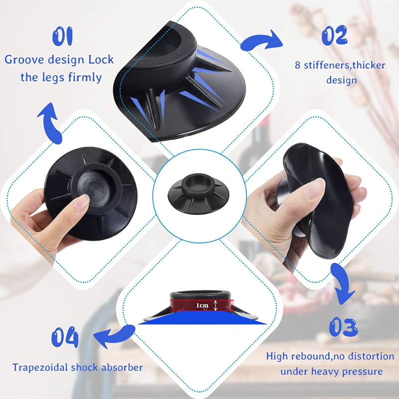 Anti Vibration Washing Machine Support ( 4 PCS SET )