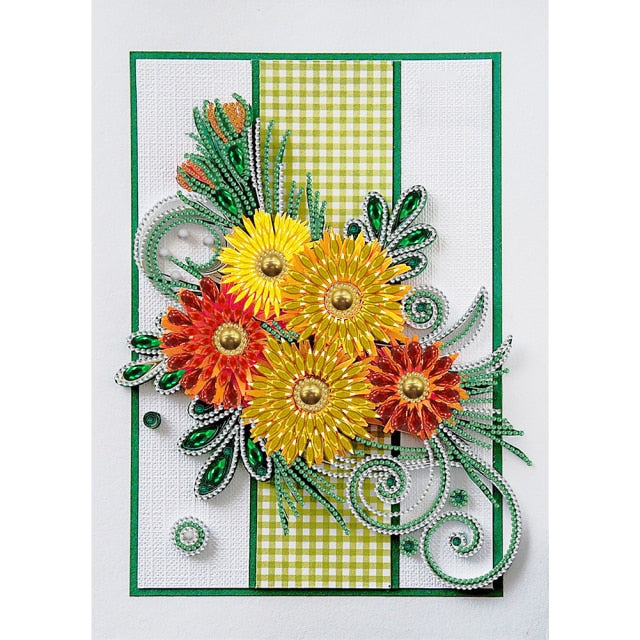 Diamond Painting - Crystal Rhinestone - Flowers