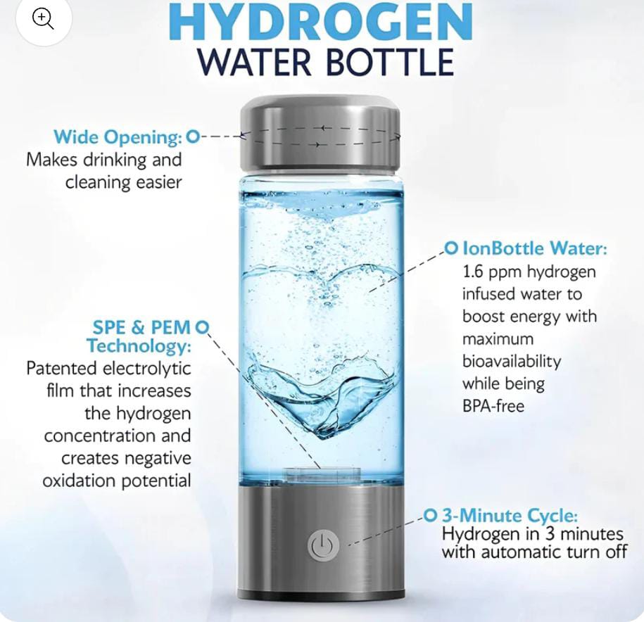 Hydrogen water bottle