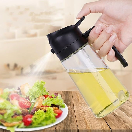2 in 1 Glass Oil Sprayer & Dispenser