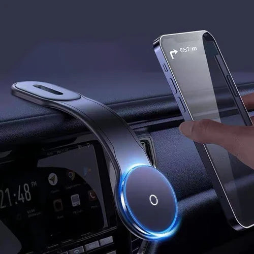 Support wireless charging, magnetic car phone holder