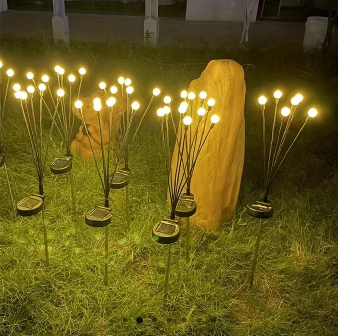 Dancing firefly solar garden lights