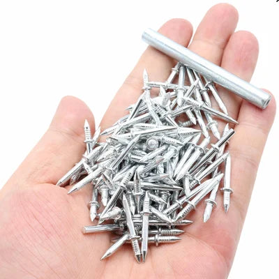 Double-Head Skirting Thread Seamless Nail