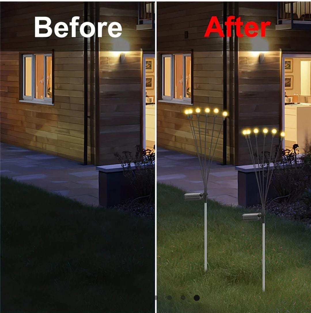 Dancing firefly solar garden lights
