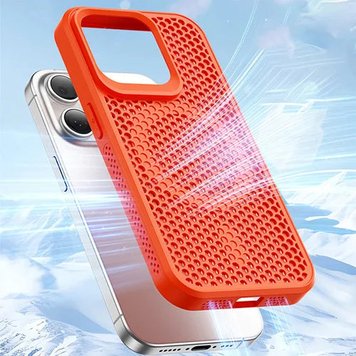 Honeycomb Matrix Cooling Magnetic Phone Case For iPhone
