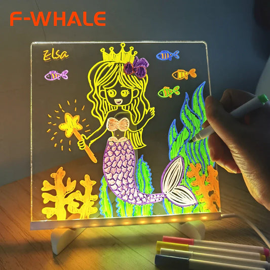 Creative Rewritable Acrylic LED Message Board