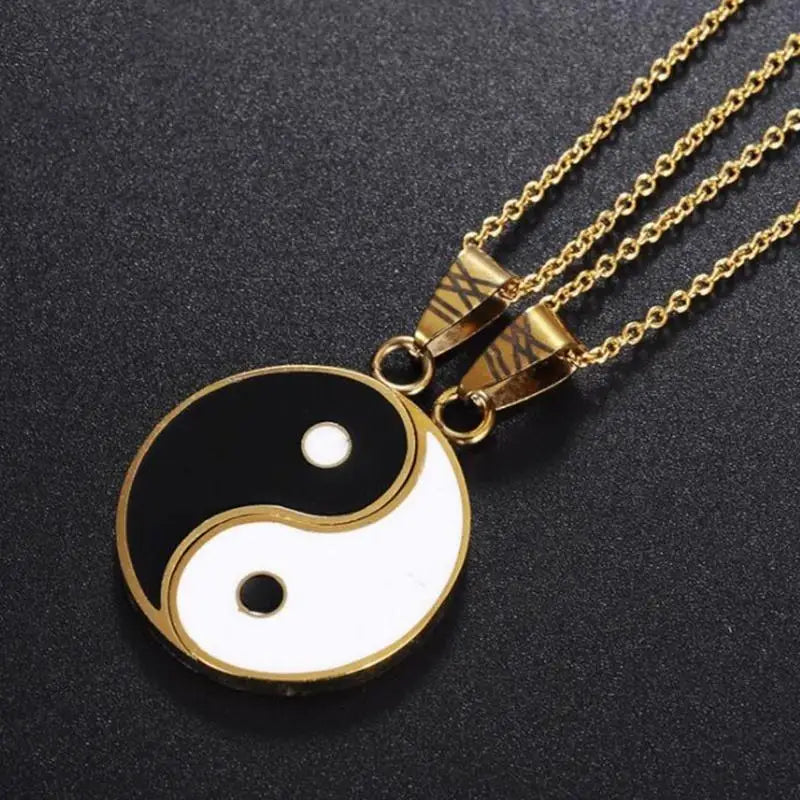 "His Queen, Her King" Couple Necklace
