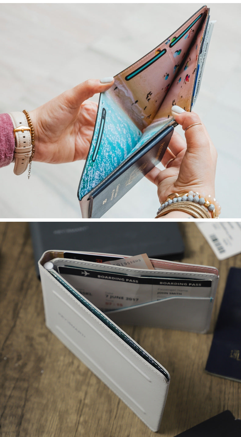 Passport Holder, Travel Ticket Storage Bag, Travel Card Holder