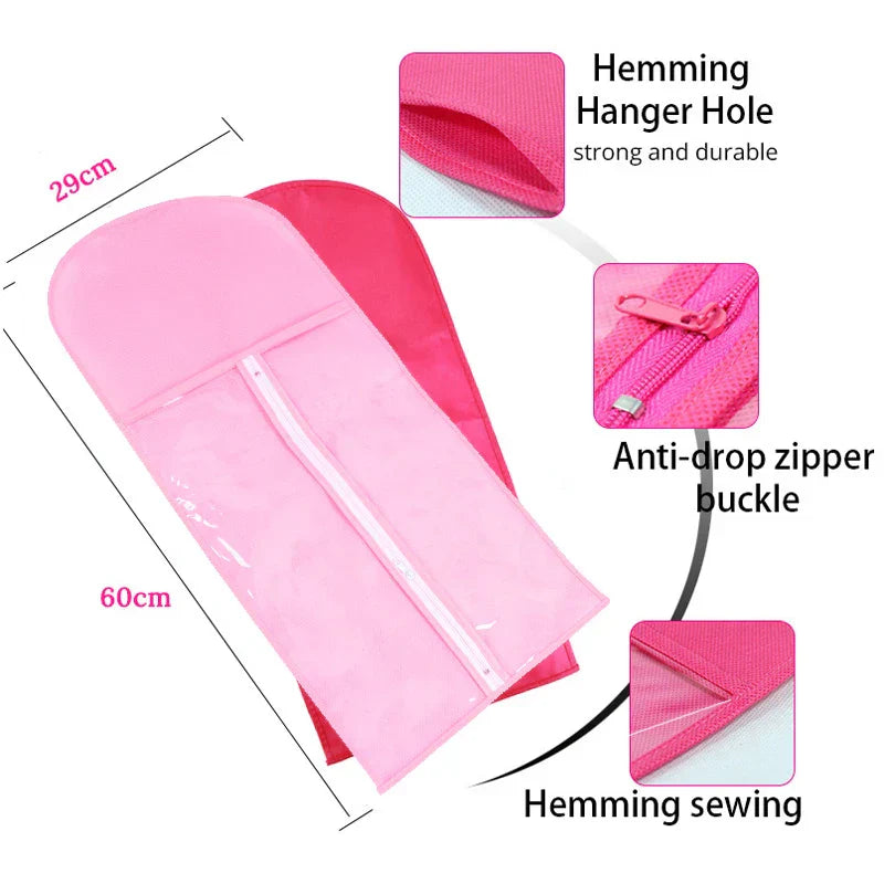New Design Hourglass-Shaped Wig Storage Bag with Hanger