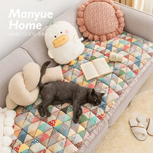 Garden Chic Cotton Protective Couch Cover 1