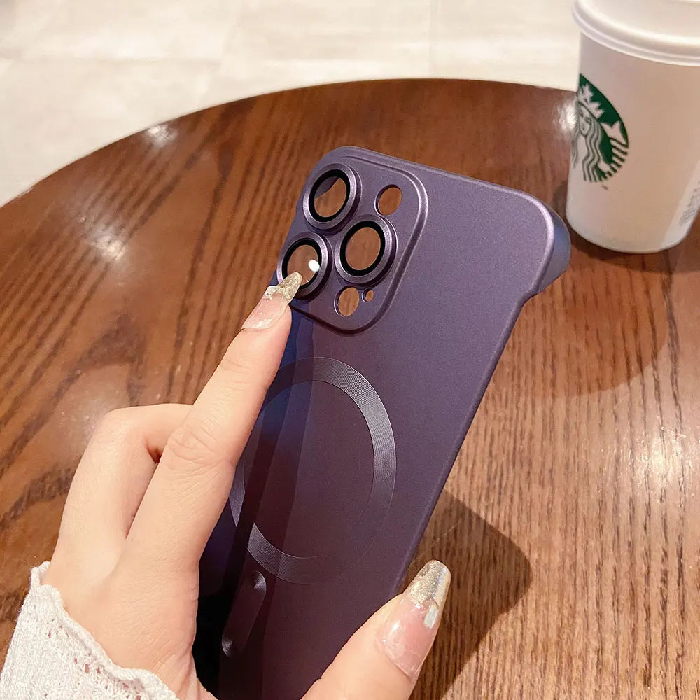 Frameless Matte PC Ultra Thin iPhone Case