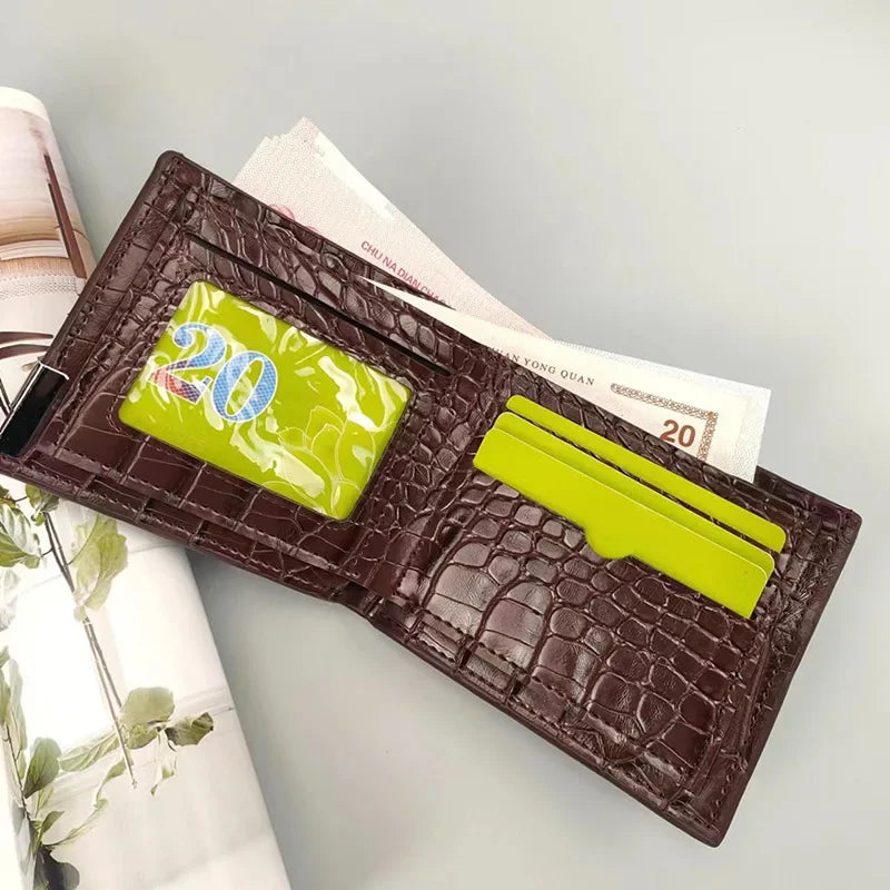 Handmade Genuine Alligator pattern mississippiensis Wallet