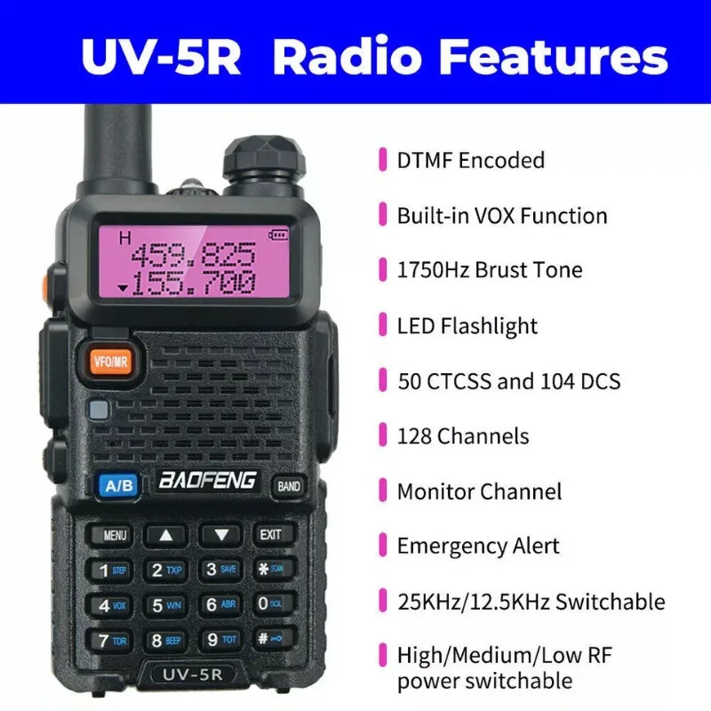 UV-5R Ham Radio Handheld Walkie