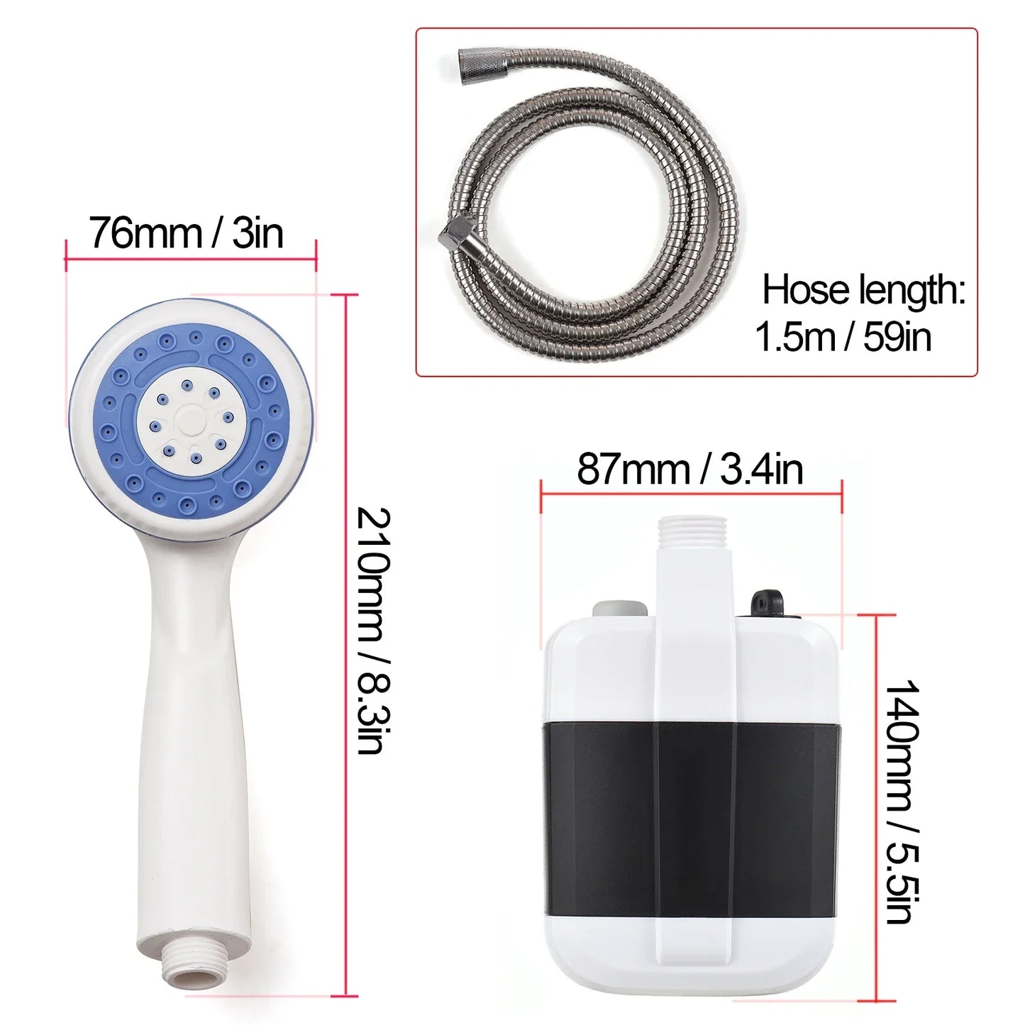 2025 Portable Camping Shower