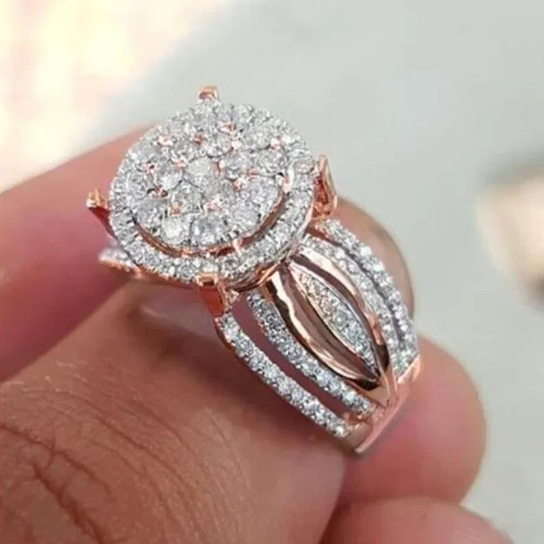 💍3 Carat Super Sparkling zircon Ring