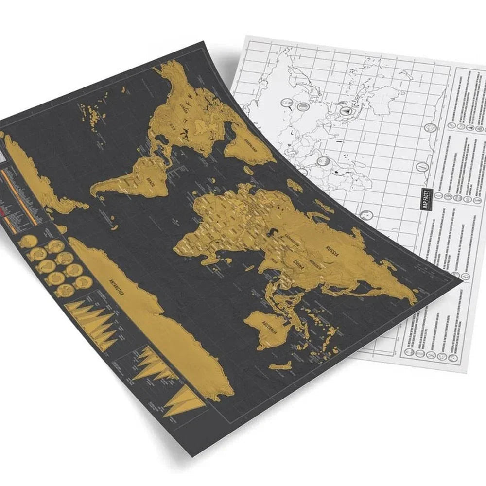 Scratch Map of the World