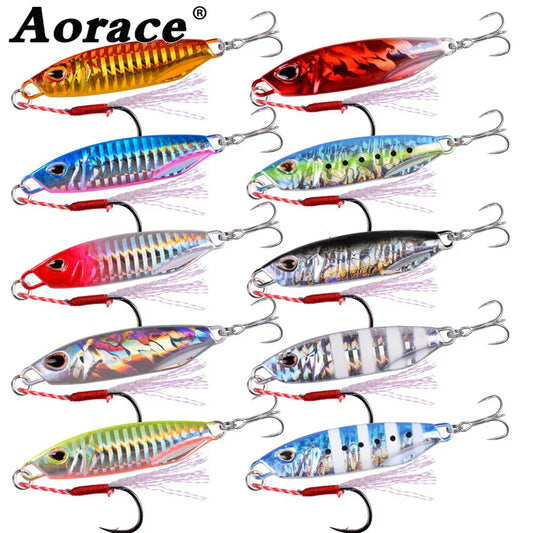 10 PCS propeller surface lure bionic fish hook