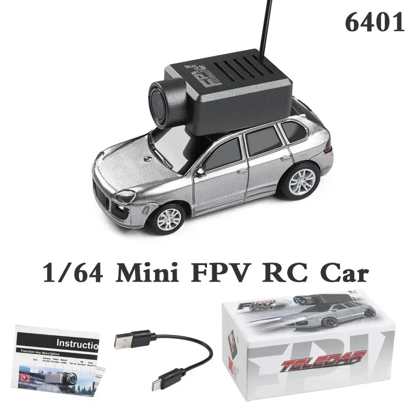 WL Fully Functional MICRO RC Car With FPV World Smallest RC Car 1/64 APP-Controlled
