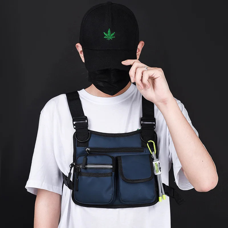 Adjustable Zipper Multi-functional Tactical Chest Bag